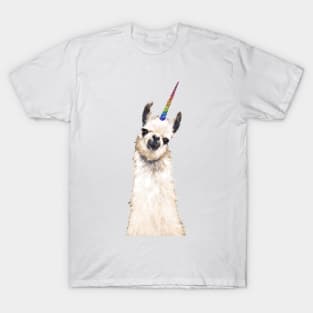 Rainbow Unicorn Llama T-Shirt